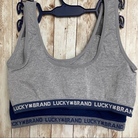 Bundle of 2 NWT LUCKY BRAND t shirt bra wire free - Picture 2 of 6